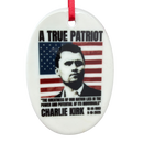 A True American Patriot Christmas Ornament - Honoring Charlie Kirk - Christmas >> Ornaments >> Licensed - by OrnamentallyYou