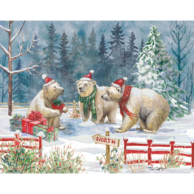 Beary Merry Christmas Boxed Christmas Cards