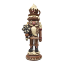 Gingerbread Nutcracker Figurine - Hot Cocoa