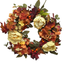 Floral Harvest Autumn Wreath - 18 Inch - Holidays >> Thanksgiving and Harvest - by Gerson