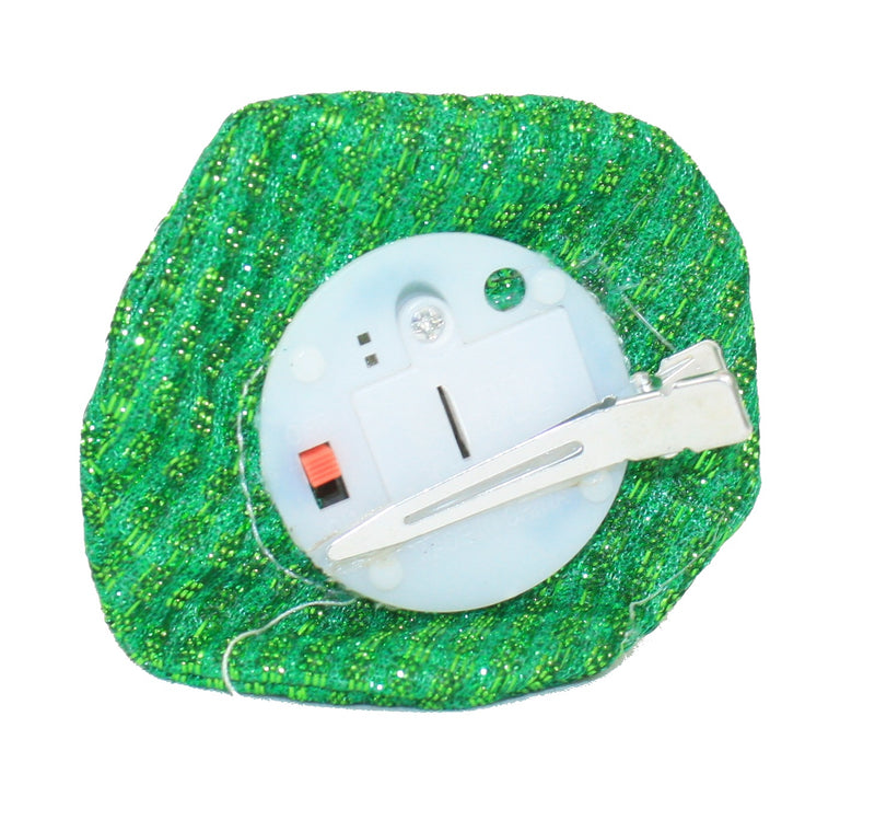 Fabric LED St. Patrick's Hat Clip