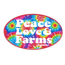 Peace Love & Farms - Vermont Decal
