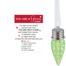You Are A Gem Charm - Green