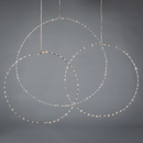 Set of 3 Whimsical Lighted Rings - Warm White