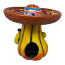 Day of the Dead Talavera Mariachi Pumpkin - Gift Shoppe >> Figurines - view 4