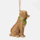 Dog Wearing John Deere Bandana Ornament - Christmas >> Ornaments >> Animals - by Jim Shore - view 3
