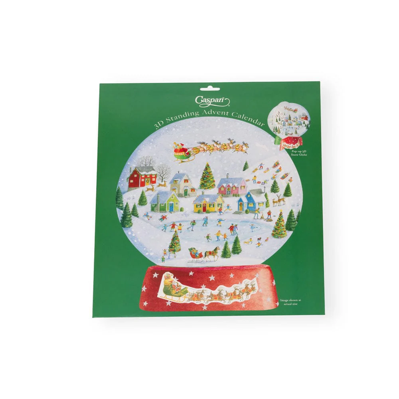 Winter Village Snow Globe Christmas 3D Advent Calendar