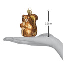Squirrel Glass Ornaent - Christmas >> Ornaments >> Animals - by Old World Christmas - view 3