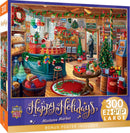Happy Holidays - Mistletoe Market 300 Piece Ez Grip Jigsaw Puzzle