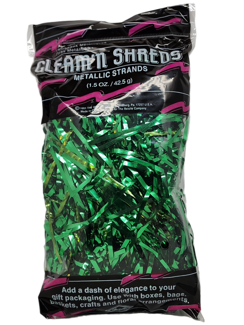 Gleam'n  Shreds Metallic Strands - Green