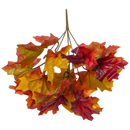 Autumn Maple Leaf Bush - 11 Inch - Home & Living >> Artificial Flowers - by Gerson - view 2