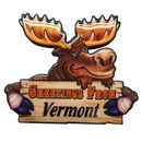 Greetings From Vermont Moose  Magnet
