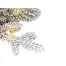 Flocked Montana Fir Christmas Tree with Twinkling Warm White LED Lights - 7.5 Foot - Christmas >> Trees and Wreaths - by Gene