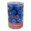 Ball Watch Shatterproof 40mm Ornaments - Set of 34 - Blue - Christmas >> Ornaments >> Shatterproof - by Lamphome - view 2