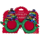 Sequin Christmas Tree Novelty Party Glasses