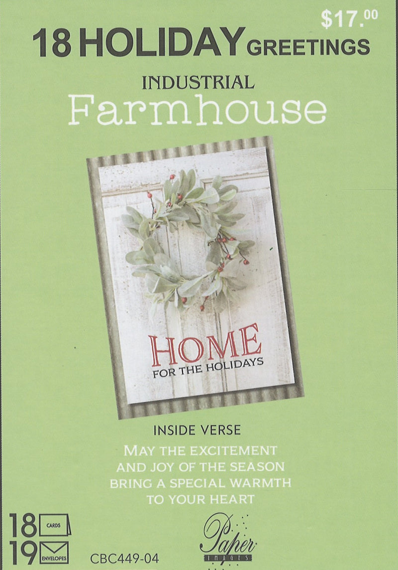 Farm House Boxed Cards – Home for the Holidays