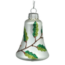 Krebs Value Glass Bell 4 pack - Holly Branch Bell - Christmas >> Ornaments >> Glass - by Christmas By Krebs - view 2