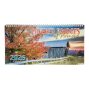 2026 Covered Bridges Panoramic Wall Calendar