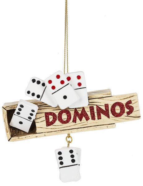 Dominos Game Ornament - The Country Christmas Loft