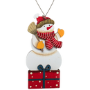 Woody's Gift-Box Celebration: Hand-Painted Plywood Ornament