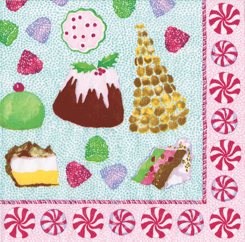 Holiday Sweets Cocktail Napkin