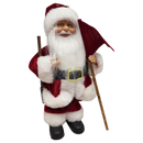 Golfing Santa Figurine Ornament - 9 inches