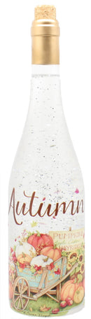 Lighted Spinning Water Globe Bottle - - Holidays >> Thanksgiving and Harvest - by Gerson - view 3