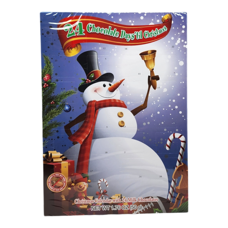 Chocolate Advent Calendar (1.76 oz) - Snowman