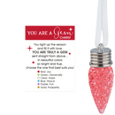You Are A Gem Charm - Red
