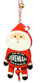 Dancing Wooden Ornament (E - J) -