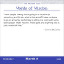 The Writer's Year Page-A-Day Calendar 2026: 365 Days of Inspiration, Prompts, and Quotes