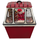 Merry Christmas Ski Gondola Lighted Snowglobe - Santa