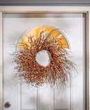 Dried Twig and Fall Berries Wreath - 24 Inch