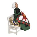 Amish Grandmother on Bench