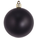 4" (100mm) Commercial Shatterproof Ball Ornament - Soot Black - Christmas >> Ornaments >> Shatterproof - by Christmas By Kreb