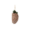 Highland Glen Pinecone Cardinal Ornament