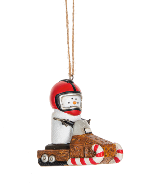 Smore's Snowmobile Ornament