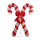 48 Inch Lighted Candy Cane Display