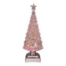 Sparkling Crystal Lighted Waterglobe Tree - 12.5"