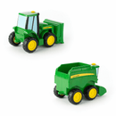John Deere Farmin Friends 2 Toy Set - Johnny Tractor and Corey Combine - Toy Shoppe >> Cars and Trucks - by TOMY - view 2