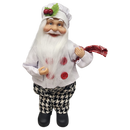 Culinary Santa Figurine Ornament - 9 inches