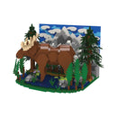 Mini Building Blocks - Moose Scene - Activity Sets - by Impact Photographics - view 2