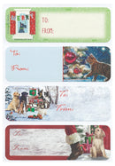 50 Count Peel and Stick Gift Tags - For the Love of Pets - Gift Shoppe >> Gift Wrap - by Winterhill Studio