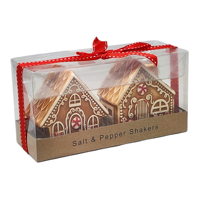 Ceramic Gingerbread House - Salt and Pepper Set