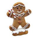 Gingerbread Cookie Figurine - Candy Cane Boy