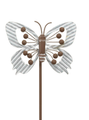 Corrugated Metal Butterfly Garden Stake - - Home & Living >> Garden - by Gerson - view 2