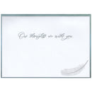 Deepest Sympathy - Feather Card - Gift Shoppe >> Greeting Cards >> Sympathy - by Paper Images - view 2