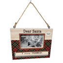Spinning Frame Ornament - Dear Santa
