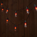 Halloween 10 Light 'Bloody' Flicker Flame Light Set - Holidays >> Halloween - by Gerson - view 3