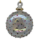 Crystal Clear Ball Ornament with Multicolor Chatons and Gold Crown - Egyptian Glass - by Egyptian Museum